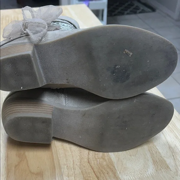 Not Rated Beige Embroidered Ankle Booties - Picture 4 of 4